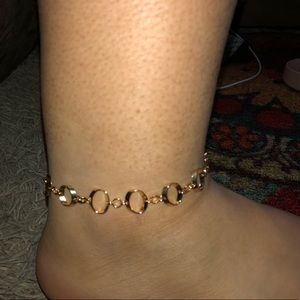 Gold anklet